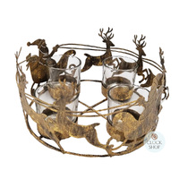 18cm Metal Advent Wreath image