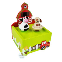 Farm Yard Music Box with Spinning Animals (Old McDonald) image