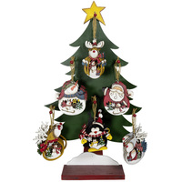 5cm Wooden Figurine Hanging Decoration- Assorted Designs