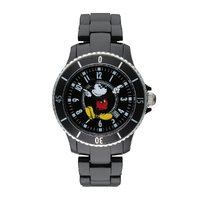 40mm Disney Sports Mickey Mouse Unisex Watch With Black Band & Dial image