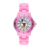 Sports Edition Mickey Mouse Watch With Pink Band and White Dial image