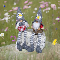 18cm Gnome With Edelweiss Flower- Boy Or Girl image