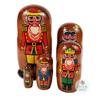 Nutcracker Russian Dolls- 18cm (Set Of 5) image