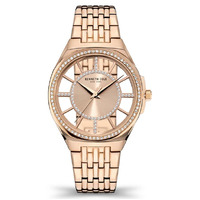 Rose Gold Watch with Rose Gold Bracelet Band By KENNETH COLE image