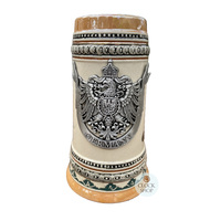 German Coat Of Arms Stoneware Beer Mug 0.3L By Böckling image