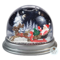 8.5cm Santa On Sleigh Snow Globe image