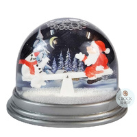 8.5cm Santa & Snowman On Seesaw Snow Globe image