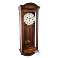 66cm Walnut 8 Day Mechanical Chiming Wall Clock By HERMLE image