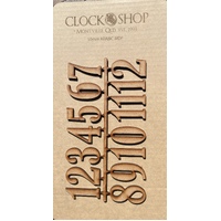 MDF Arabic Numerals 50mm image
