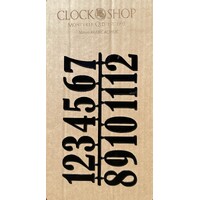 Black Acrylic Arabic Numerals 50mm image