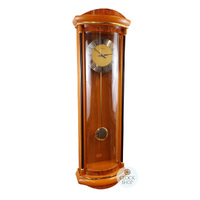 82cm Cherry Battery Chiming Wall Clock With Piano Finish By AMS image