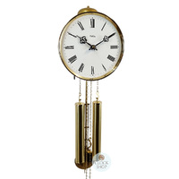 Polished Brass 8 Day Mechanical Wall Clock By AMS image
