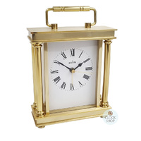 16.5cm Marlow Gold Battery Carriage Clock By ACCTIM (Chip & Scratch) image