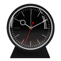13.5cm Bloke Black Silent Analogue Alarm Clock By CLOUDNOLA image