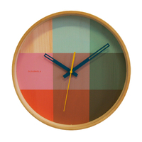 30cm Riso Collection Green & Pink Silent Wall Clock By CLOUDNOLA image