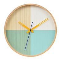 30cm Flor Collection Turqouise Silent Wall Clock By CLOUDNOLA image