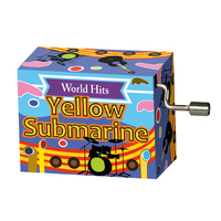 World Hits Hand Crank Music Box (The Beatles- Yellow Submarine) image