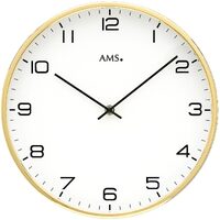 30cm Gold Wall Clock By AMS image