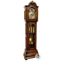215cm Decorative Oak Grandfather Clock with Westminster Chime & Moon Dial image
