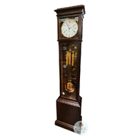 208cm Limited Edition Dark Cherry Grandfather Clock With Westminster Chime By K&K Exclusive image
