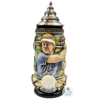 Golfer Beer Stein Cobalt Finish 0.5L By KING