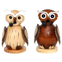 11.5cm Owl German Incense Burner - Assorted Designs image