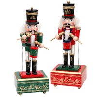 32cm Nutcracker Music Box with Moving Arms (Tchaikovsky- The Nutcracker Suite)