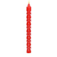 25cm Red Advent Calendar Candle image