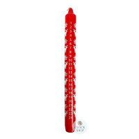 25cm Red Advent Calendar Candle