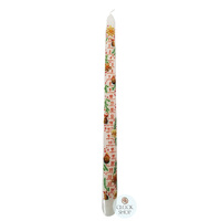 29cm White Advent Christmas Calendar Candle image