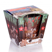 8.5cm Scented Christmas Candle - Assorted Scents image