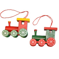 4cm Train Hanging Decoration- Assorted Designs