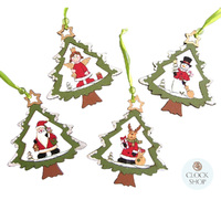 10cm Christmas Tree Hanging Decoration- Assorted Designs image