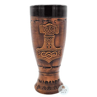 Ceramic Goblet- Thors Hammer