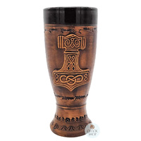 Ceramic Goblet- Thors Hammer image