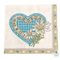 Serviette Pack (Bavarian Heart & Edelweiss) image