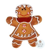 6.5cm Gingerbread Girl Hanging Decoration image