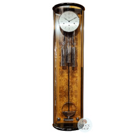 FACTORY SECOND - 122cm Burlwood Mechanical Chiming Wall Clock By KIENINGER image