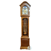 196cm Walnut Grandfather Clock With Westminster Chime & Moon Dial By KIENINGER image