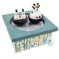 Panda Music Box With Spinning Figurines (Tchaikovsky- The Sleeping Beauty) image