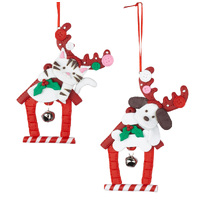 14cm Candy House Hanging Decoration- Assorted Designs image