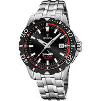Divers Watch Black Dial with Steel Bracelet - FESTINA image