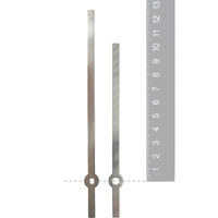 Silver Straight Euroshaft Quartz Hands (126mm & 100mm) image