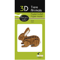 3D Paper Model- Hare image