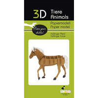 3D Paper Model- Horse image