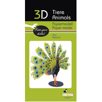 3D Paper Model- Peacock