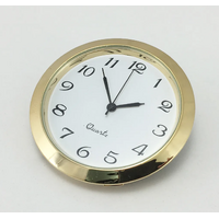 Round Arabic Gold 50mm - Quartz Clock Movement image