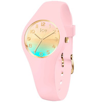 Horizon Collection Pink Rainbow Dial with Pink Strap By ICE image