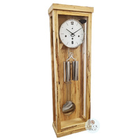 86cm Beech 8 Day Mechanical Regulator Wall Clock By HERMLE image
