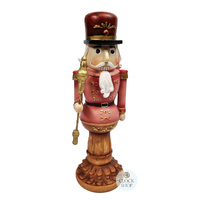 30cm Pink Nutcracker On Stand image